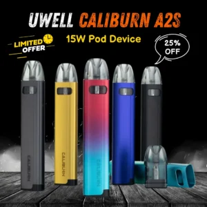 UWELL Caliburn A2S Kit 15W Compact & Flavorful Device
