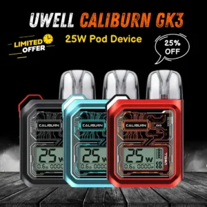 UWELL Caliburn GK3 Kit 25W Pod System Device