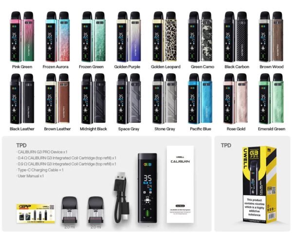 Uwell-Caliburn-G3-PRO-Pod-Kit