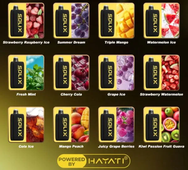 Hayati Solix 30K Puffs Golden Black Edition