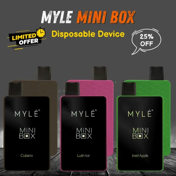 MYLE Mini Box 1500 Puffs Disposable Device