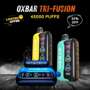 OXBAR Tri-Fusion 45K Disposable Vape Powerful & Longevity Device