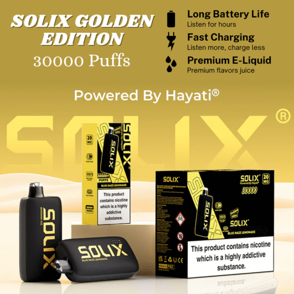 Hayati Solix 30K Puffs Golden Edition - Image 2