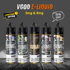 VGOD E-Liquid 3mg & 6mg – Premium Vape Juice