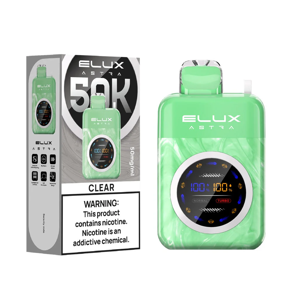 Clear Elux Astra 50000 Puffs