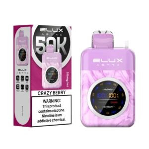 Crazy Berry Elux Astra 50000 Puffs