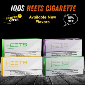 IQOS Heets Cigarette Sticks - Yellow Selection, Amber Selection, Silver Selection, Purple Wave, Yugen Dimensions, Ammil Dimensions