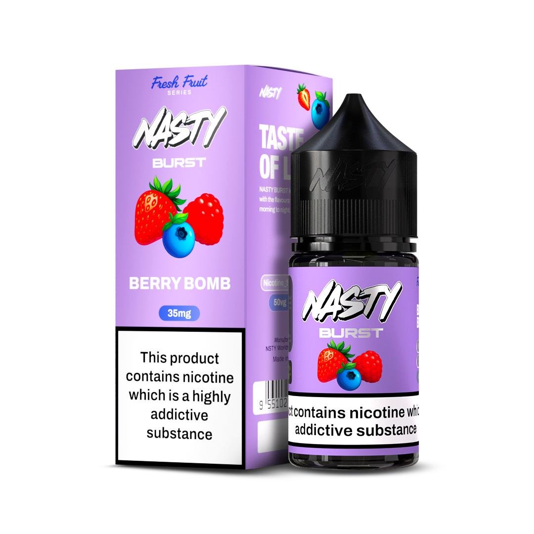 Nasty Burst Salt-E-liquid Berry Bomb