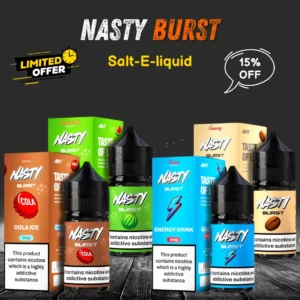 Nasty Burst Salt Nic 35mg & 50mg Juice in the UAE
