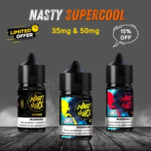 Nasty Supercool 35mg & 50mg Salt Nic Juice