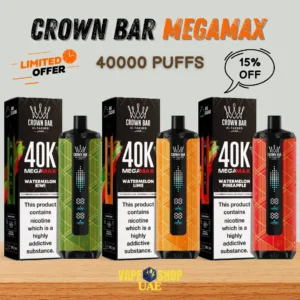 Al Fakher Crown Bar MEGAMAX 40K Puffs Disposable