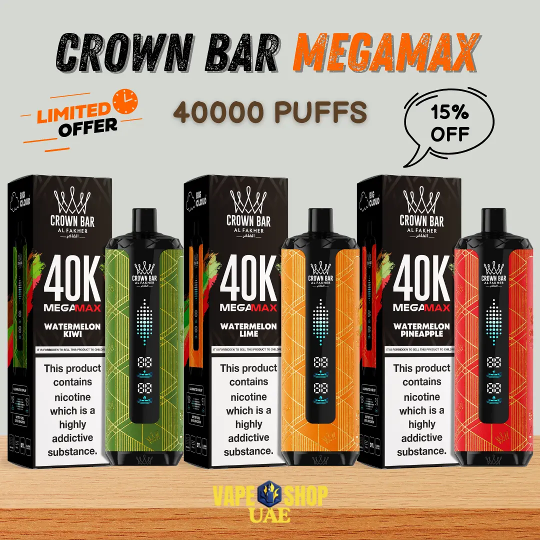 Al Fakher Crown Bar MEGAMAX 40K Puffs Disposable
