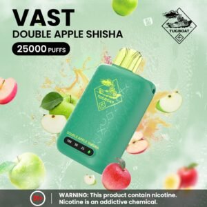 Double Apple Shisha Tugboat Vast 25k