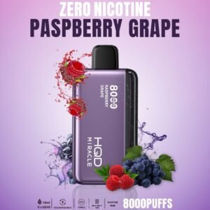 HQD Miracle 8000 Puffs Raspberry Grape