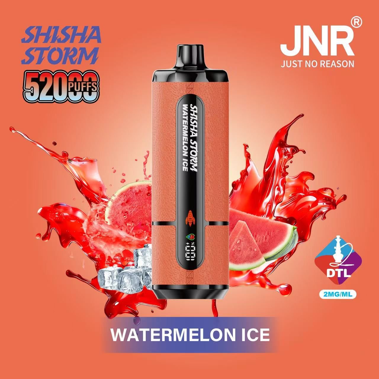 JNR Shisha Storm 52K Puffs Watermelon Ice