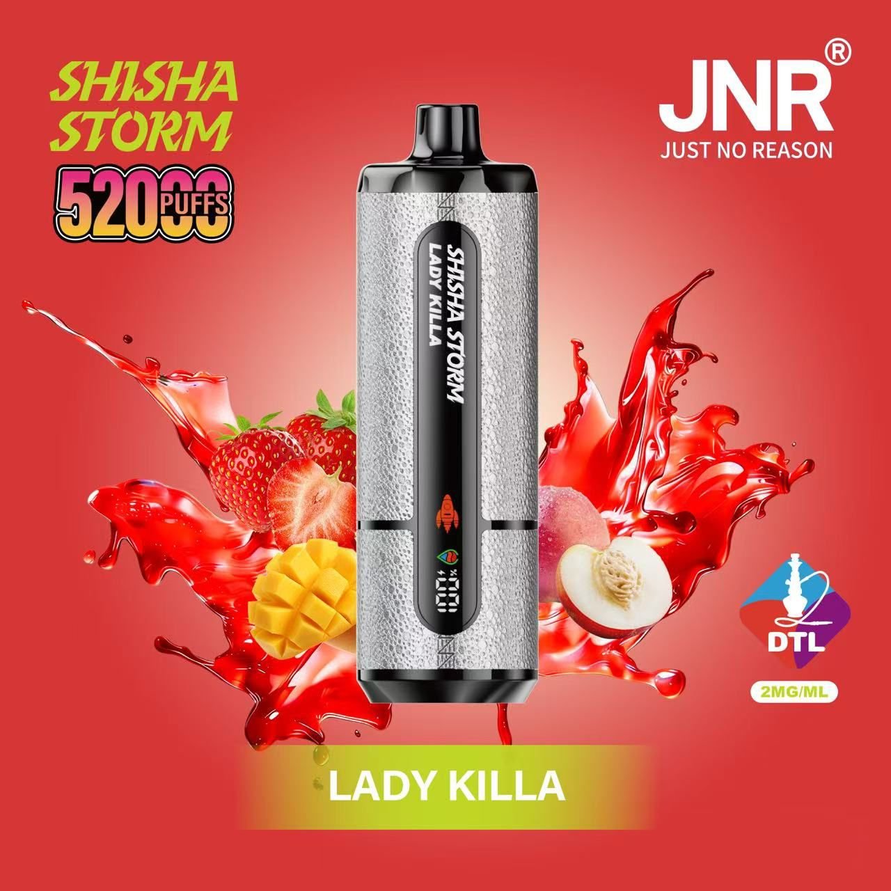 Lady Killa JNR Shisha Storm 52000 Puffs