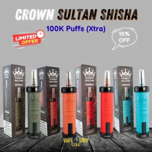 Sultan Shisha 100K Puffs 2mg Disposable Vape In Dubai, UAE