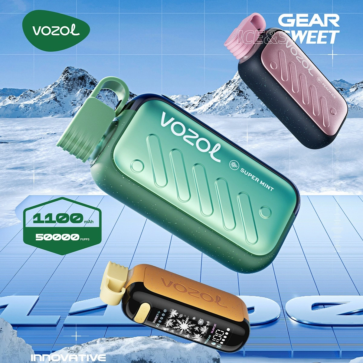 Vozol Gear Ice Sweet 50K Disposable Vape in UAE
