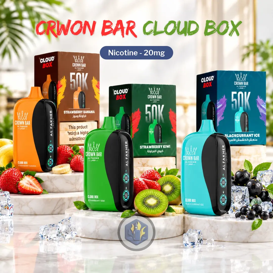 Crown Bar Cloud Box 50K Puffs Disposable Vape in the UAE